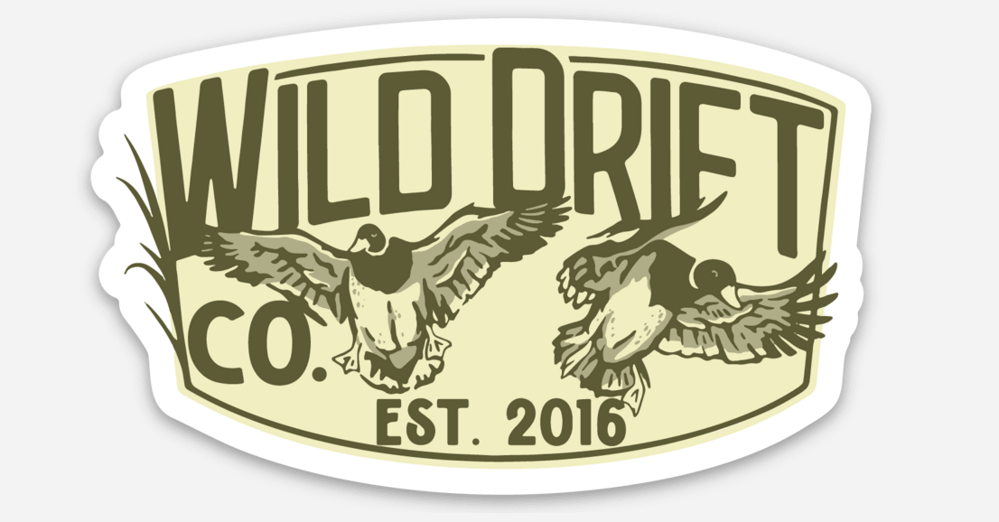 Cupping Ducks Sticker - Wild Drift Co