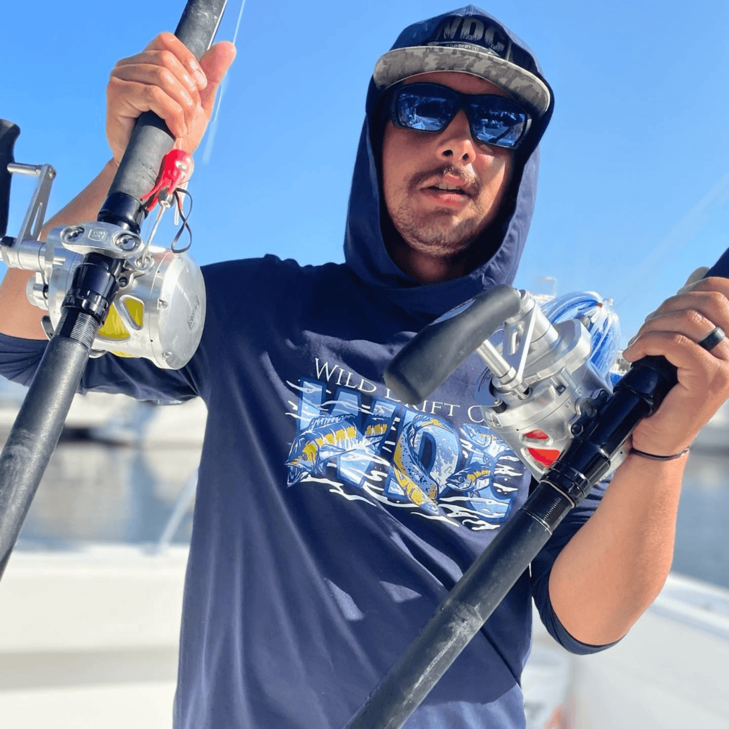 WDC Navy Performance Fishing Shirt - Wild Drift Co