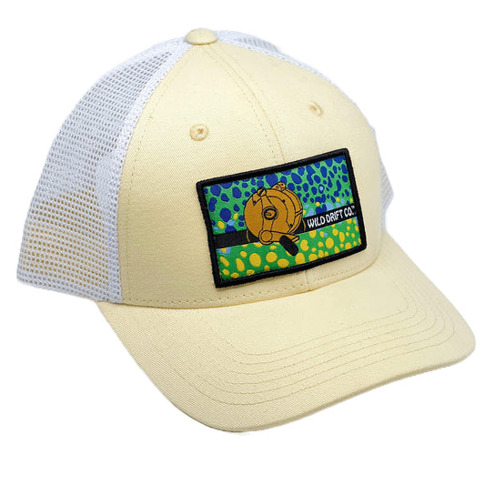 Light Yellow Mahi Patch Hat - Wild Drift Co