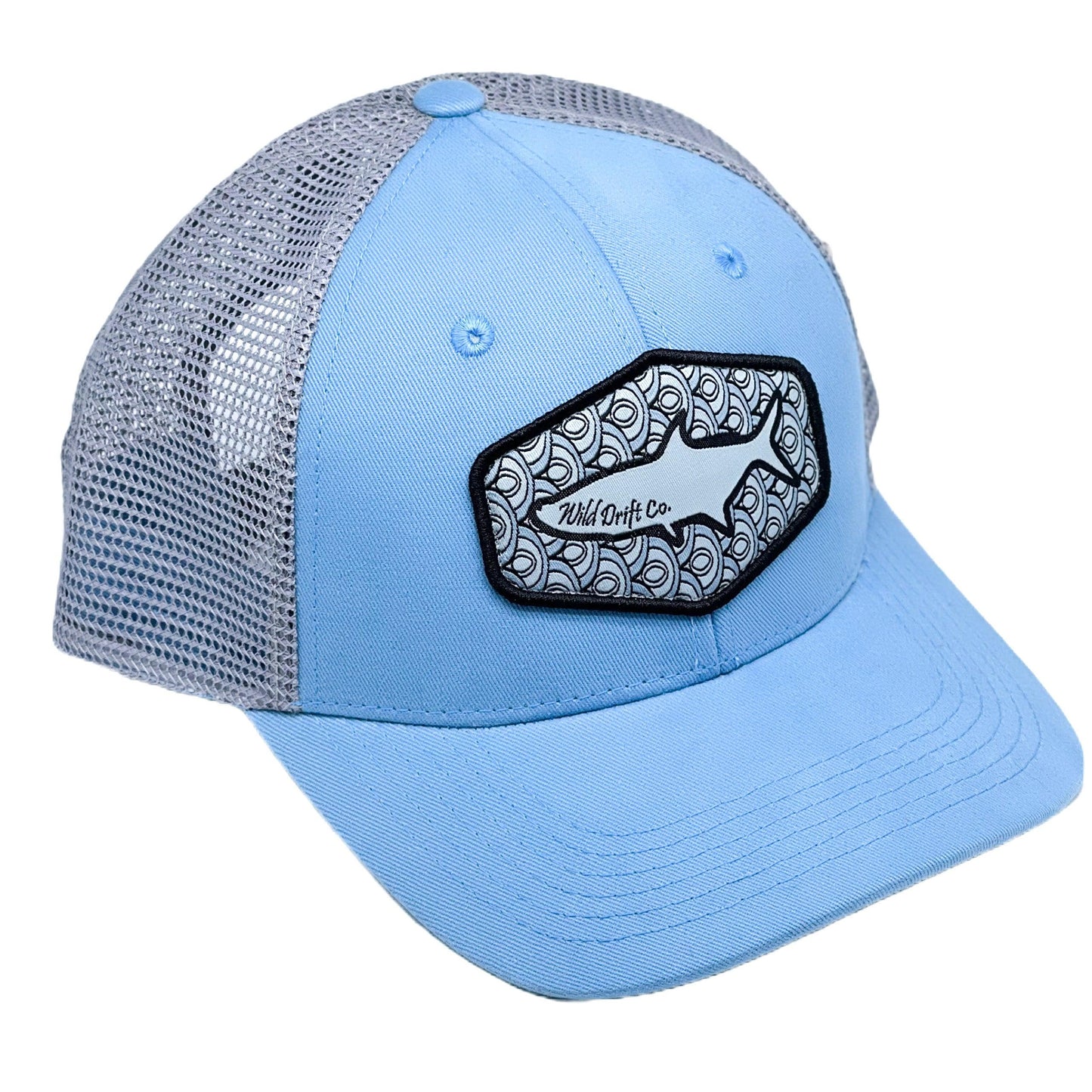 Shifting Blue/ Grey Tarpon Hat - Wild Drift Co