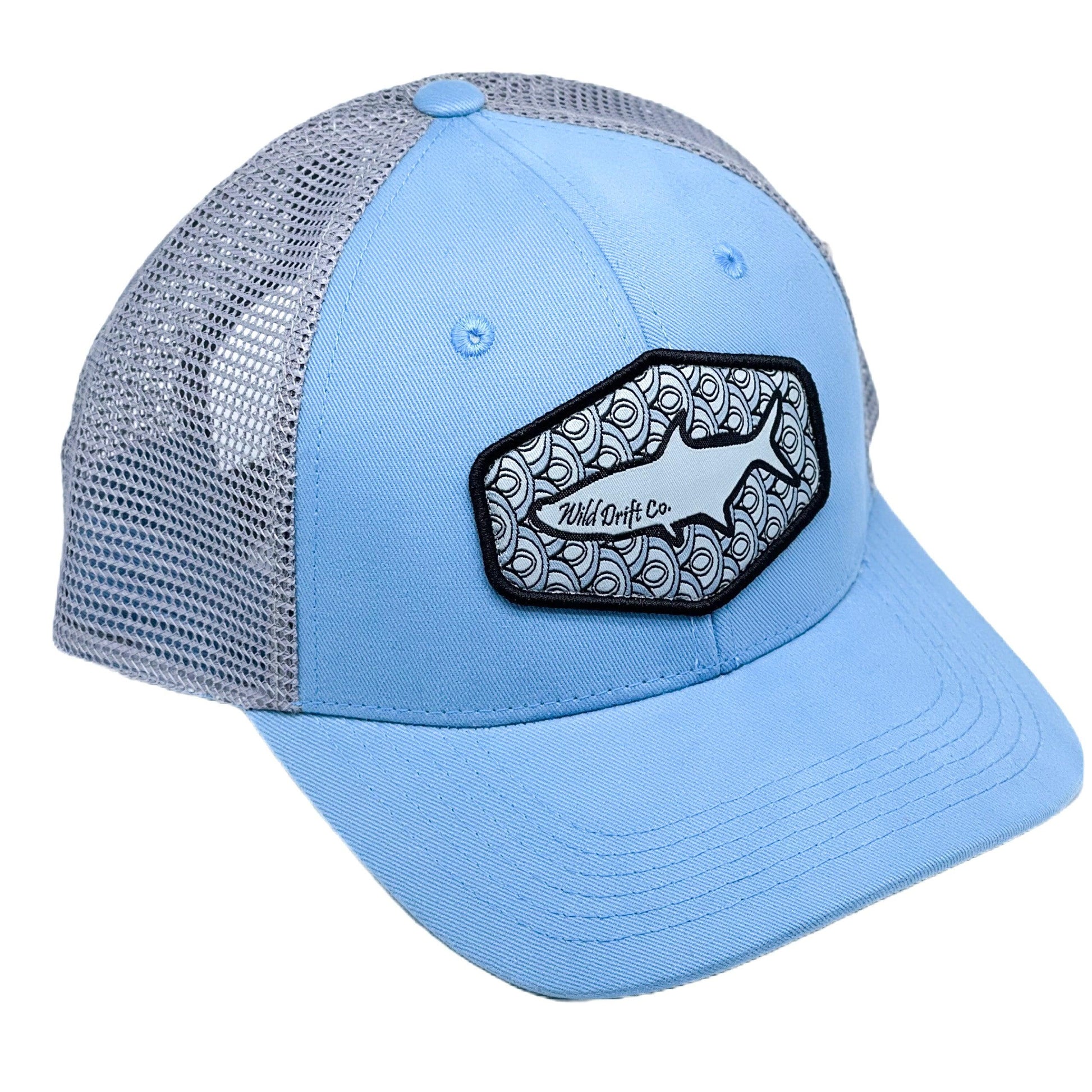 Shifting Blue/ Grey Tarpon Hat - Wild Drift Co