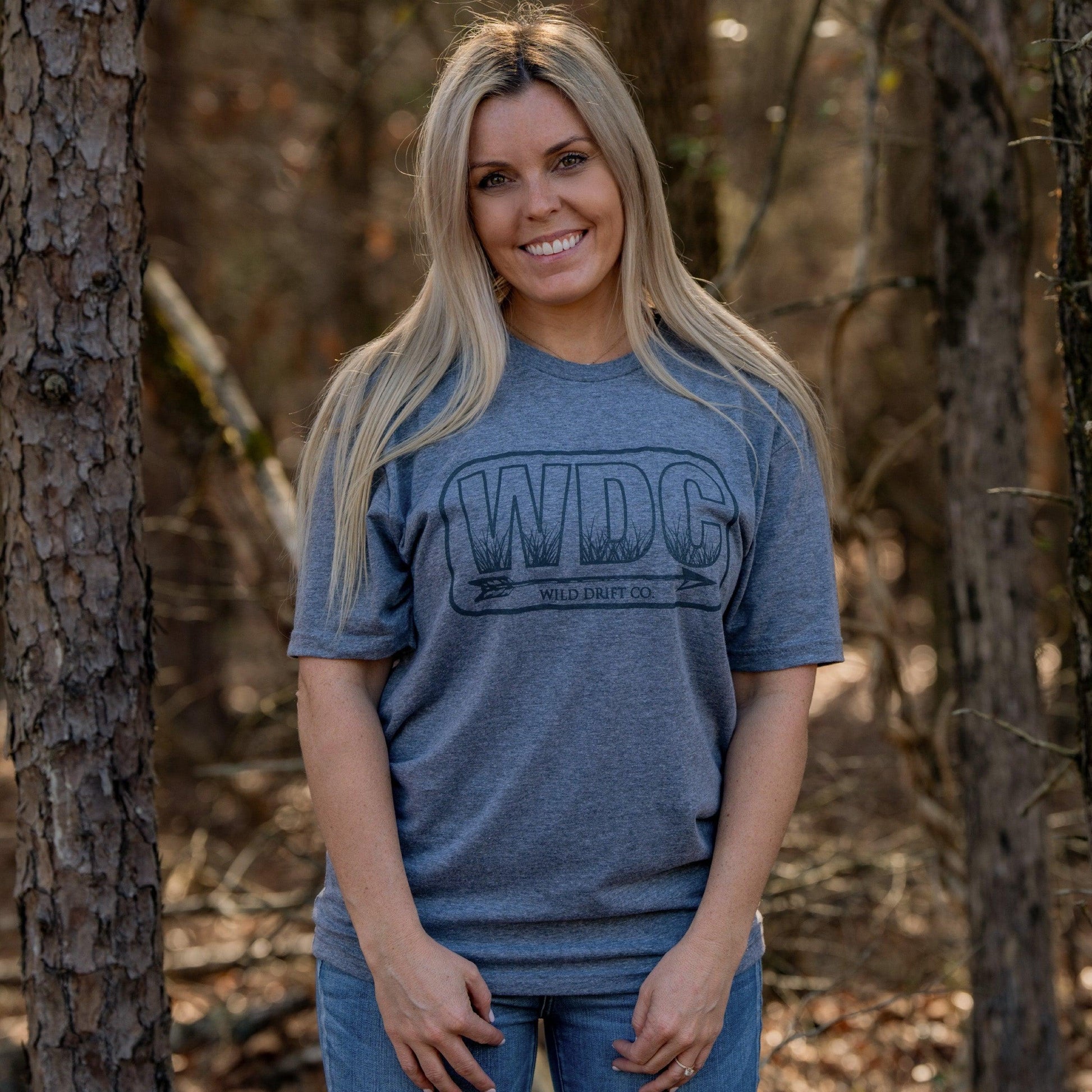 WDC Grey Logo T-Shirt - Wild Drift Co