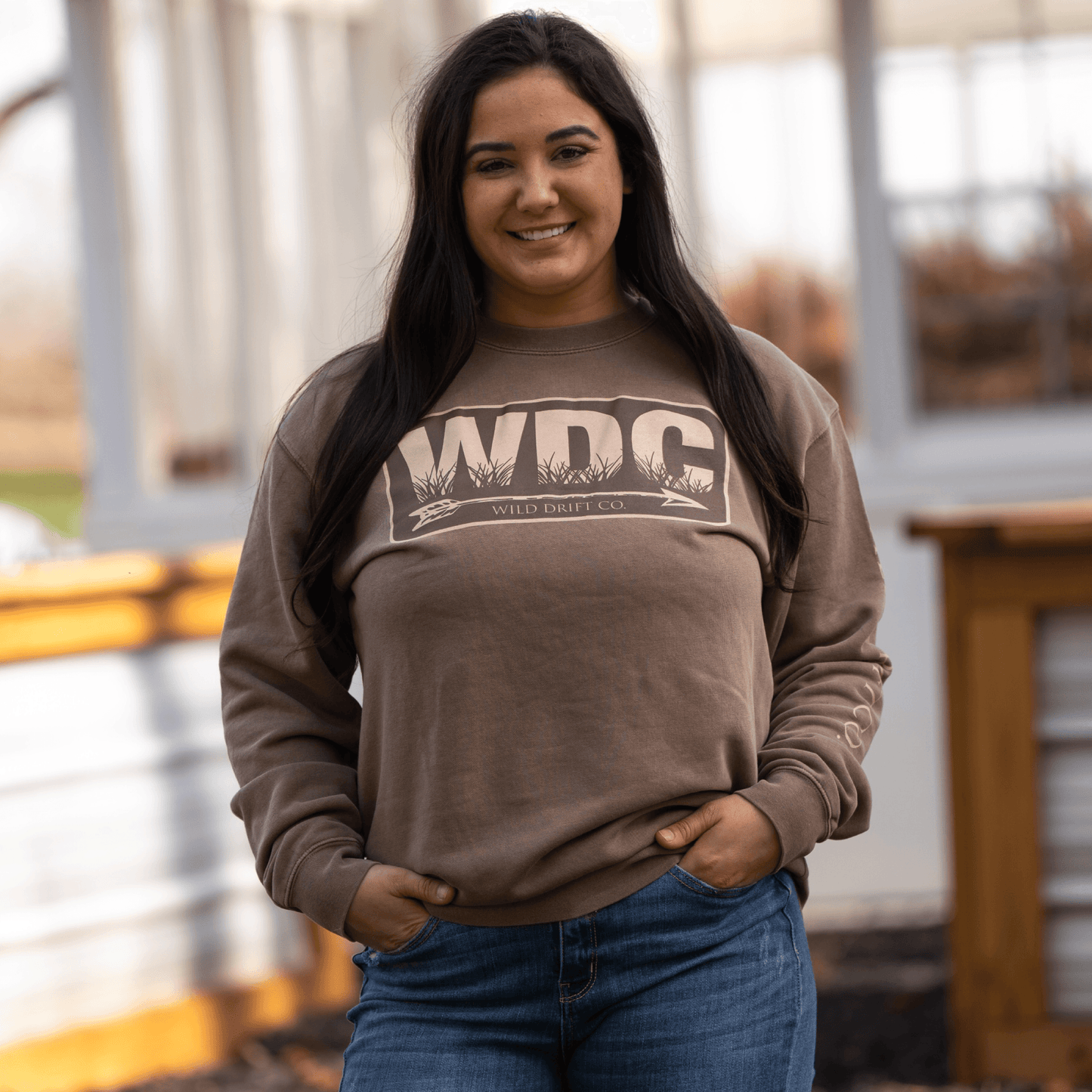 WDC Pigment Clay Crewneck - Wild Drift Co