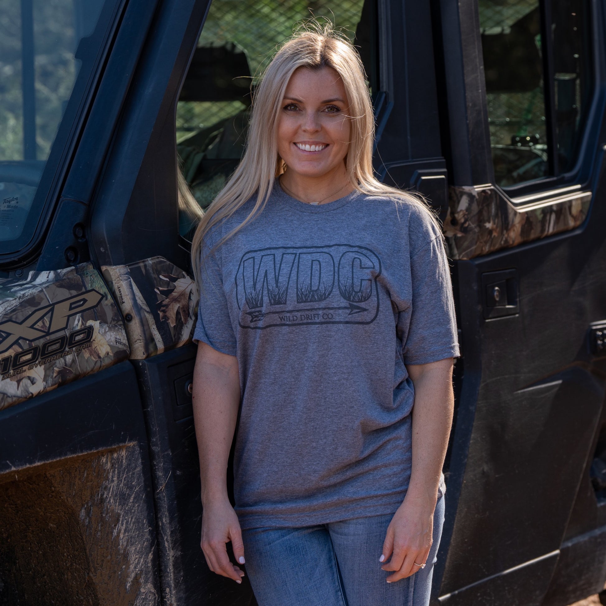 WDC Grey Logo T-Shirt - Wild Drift Co