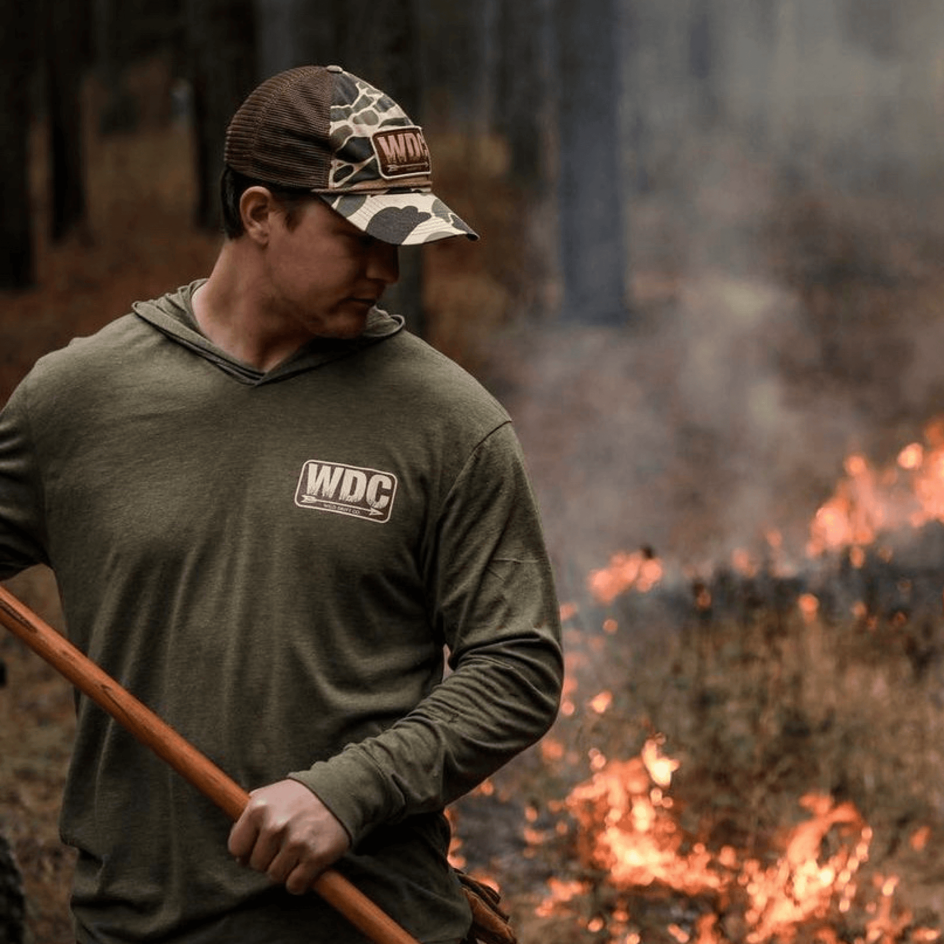 WDC Logo Tri-Blend with Hood - Wild Drift Co