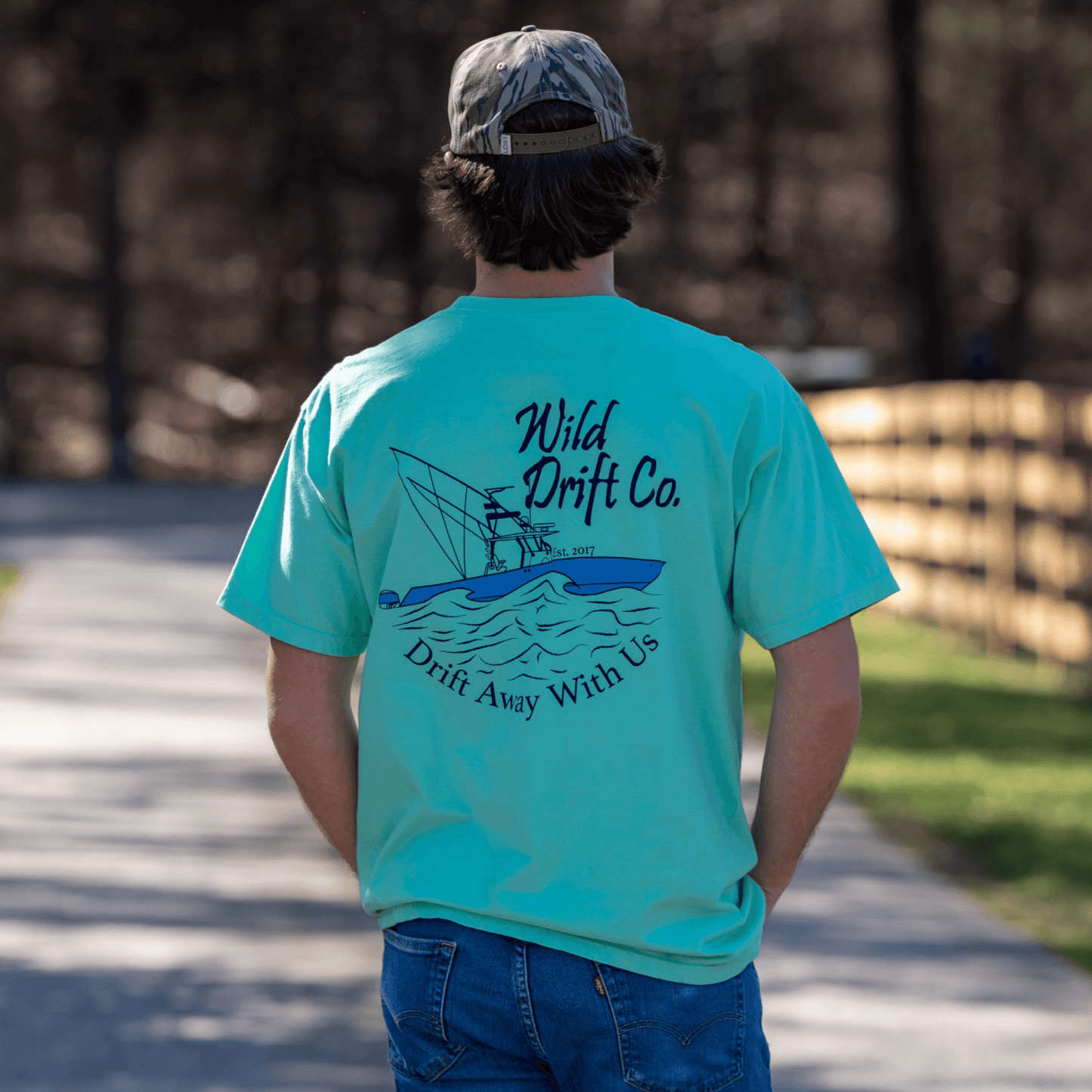 Island Reef Center Console T-Shirt - Wild Drift Co