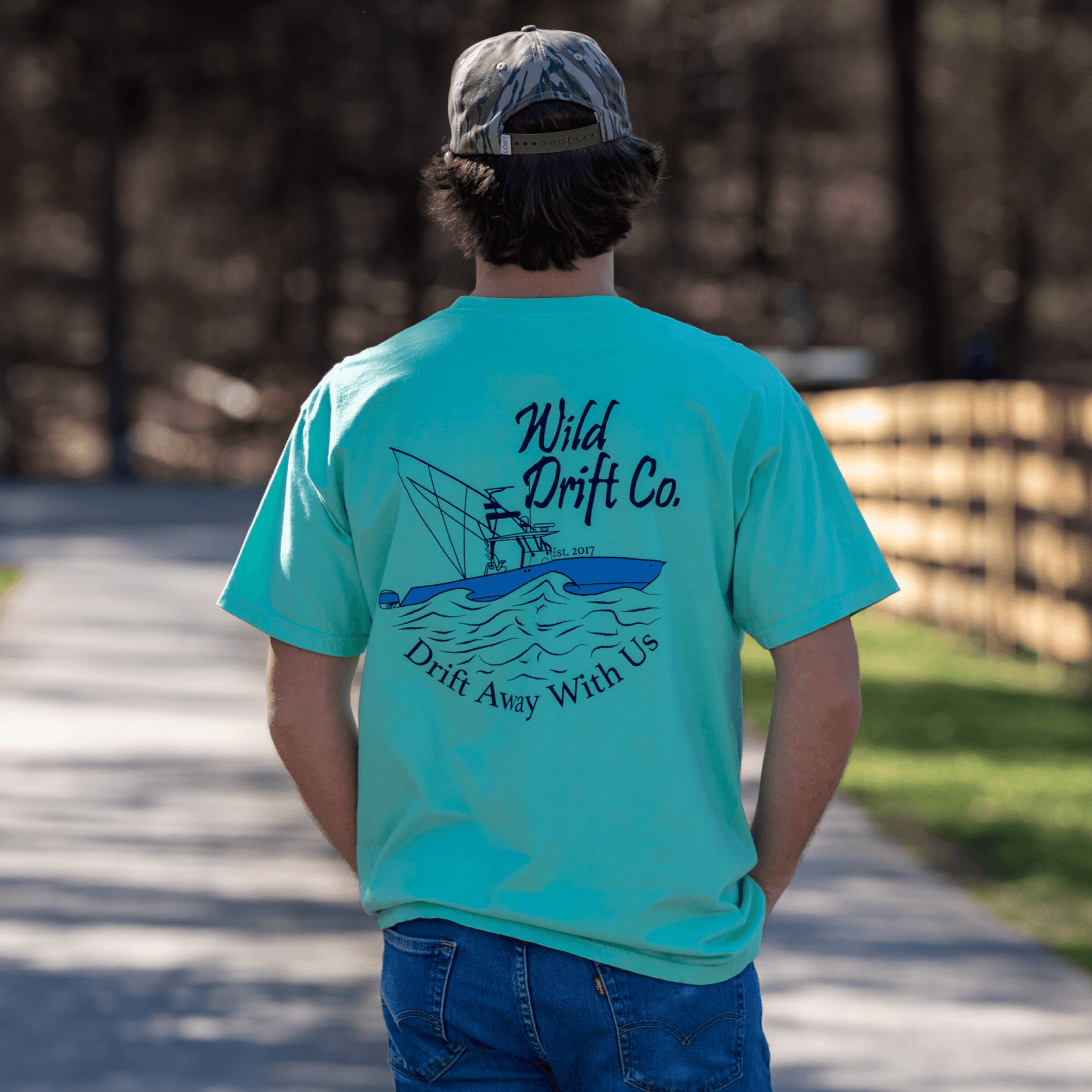 Island Reef Center Console T-Shirt - Wild Drift Co