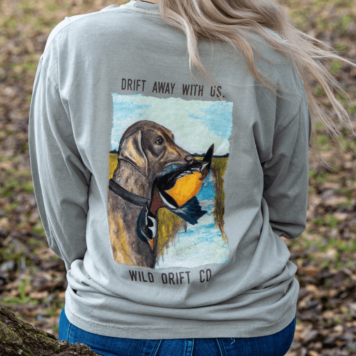 Light Green Wood Duck Long Sleeve - Wild Drift Co