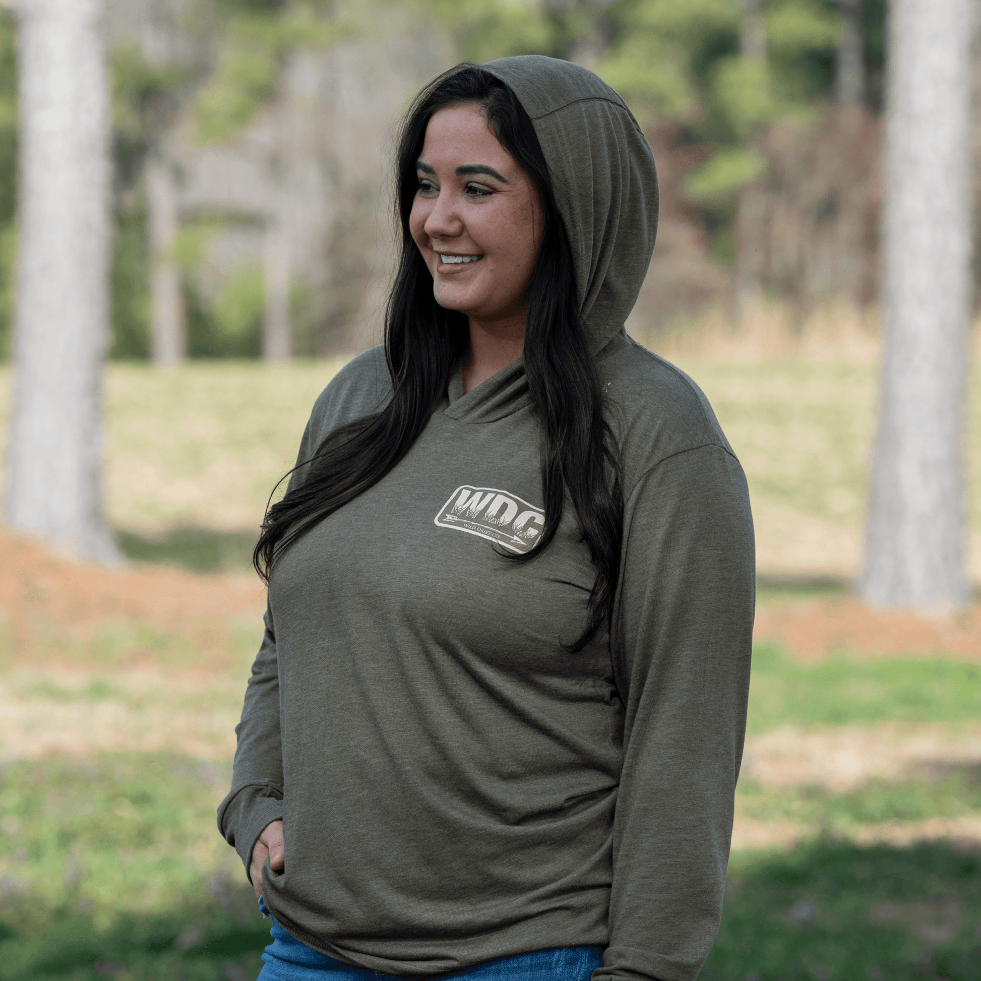 WDC Logo Tri-Blend with Hood - Wild Drift Co