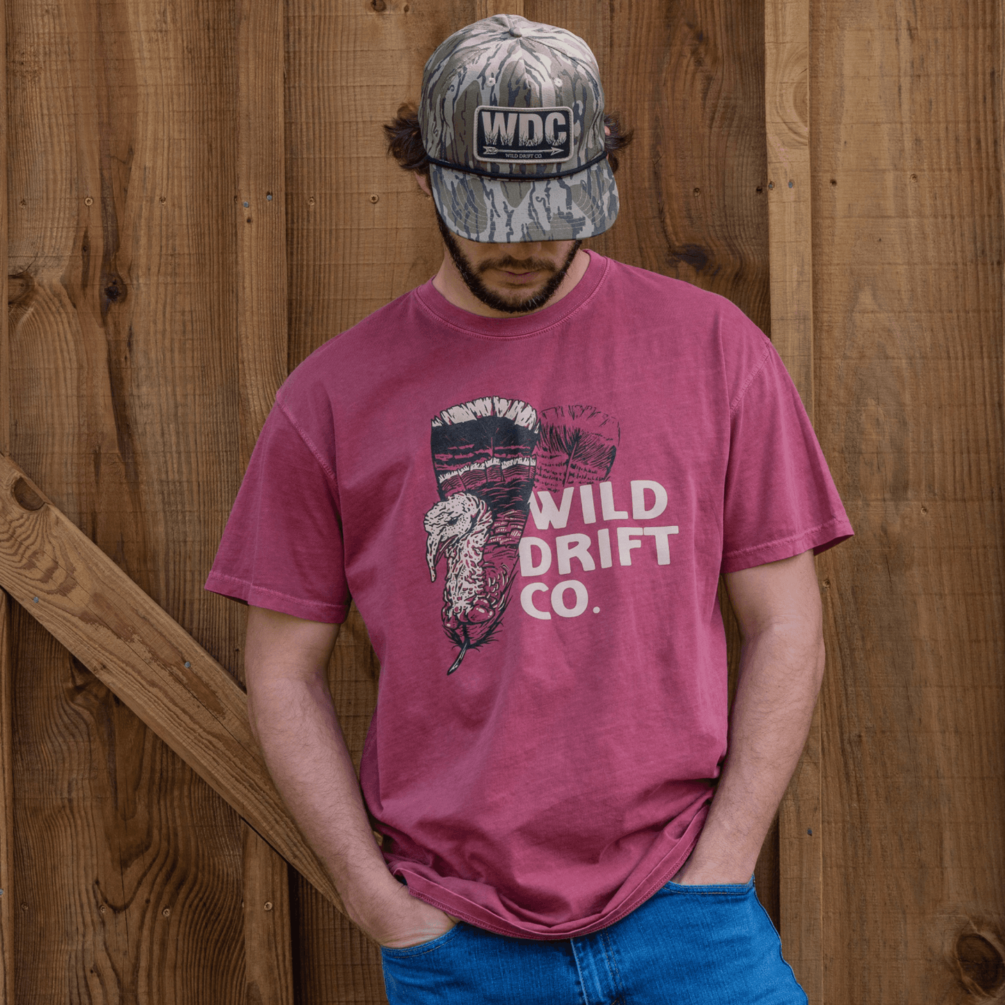 WDC Paprika Turkey Feather T-Shirt - Wild Drift Co