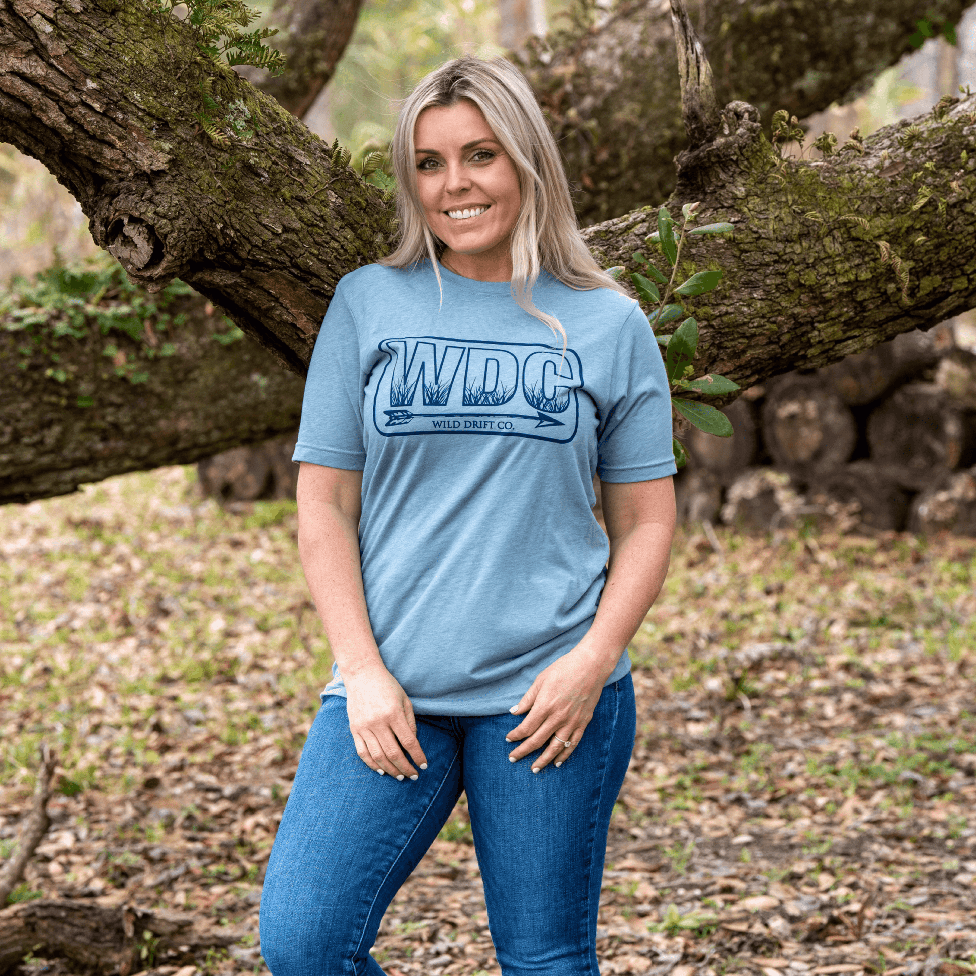 WDC Stonewash Logo Shirt - Wild Drift Co