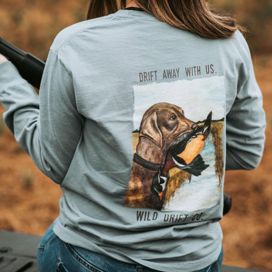Blue Wood Duck Long Sleeve - Wild Drift Co