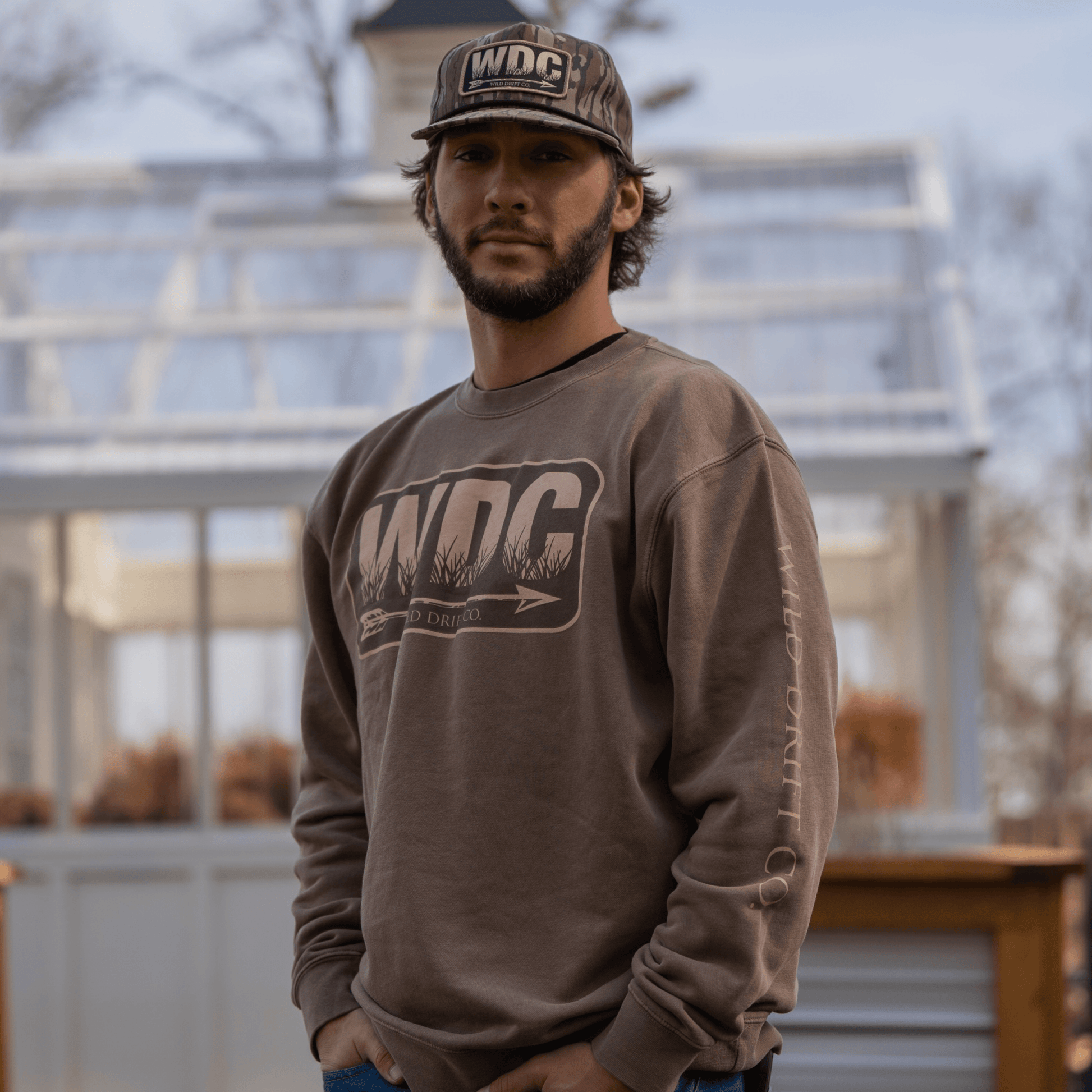 WDC Pigment Clay Crewneck - Wild Drift Co