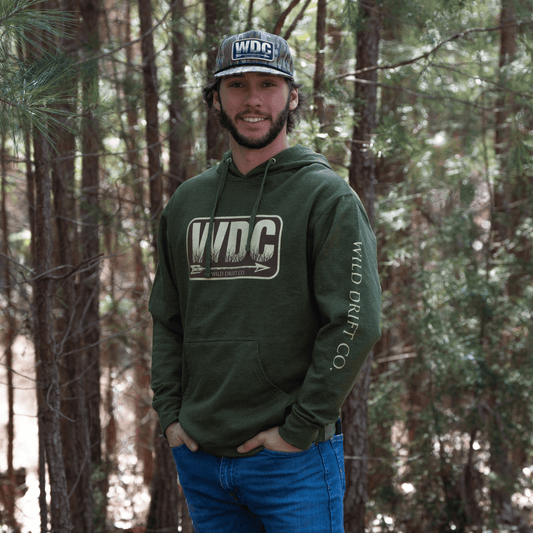 WDC Army Heather Hoodie - Wild Drift Co
