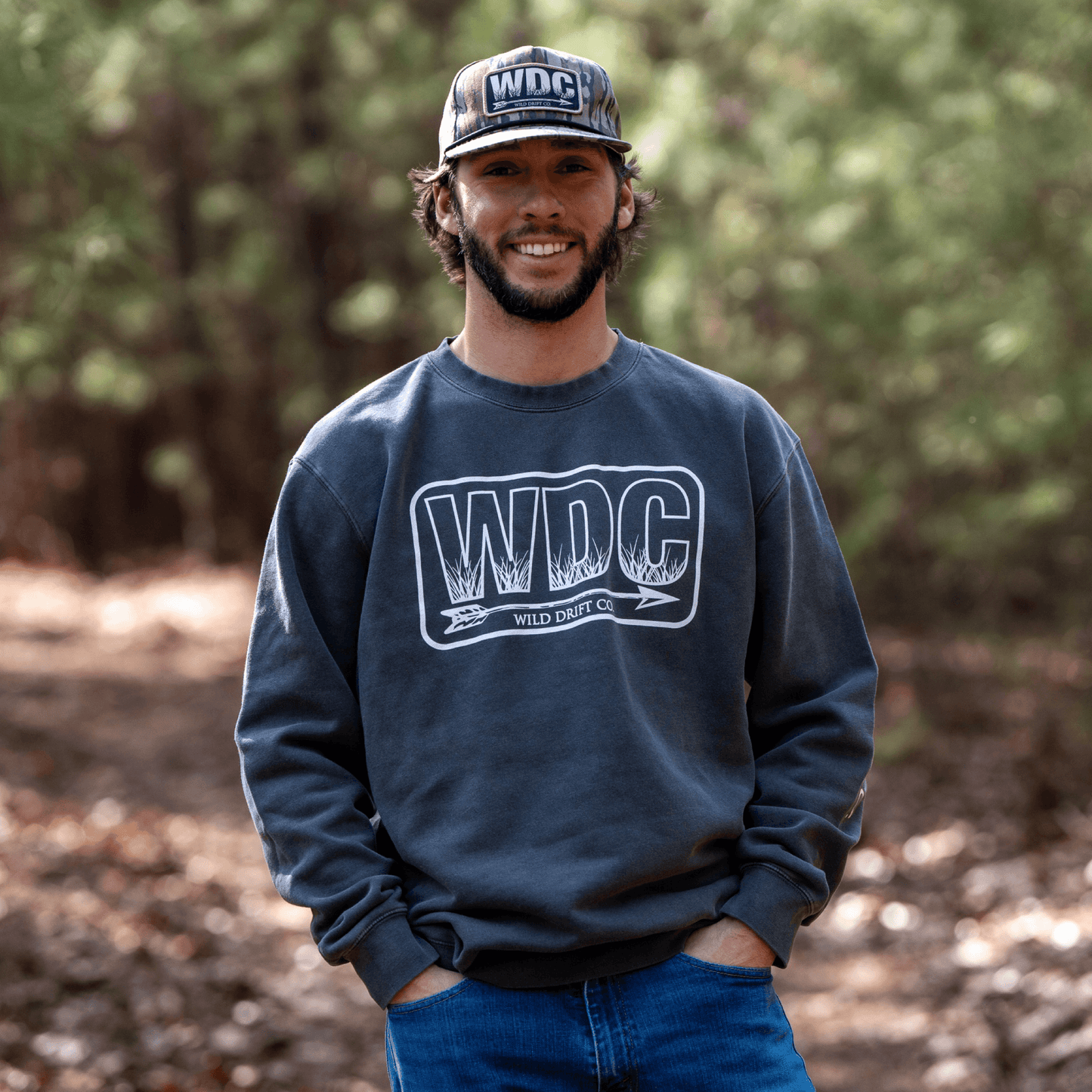 WDC Pigment Black Crewneck - Wild Drift Co