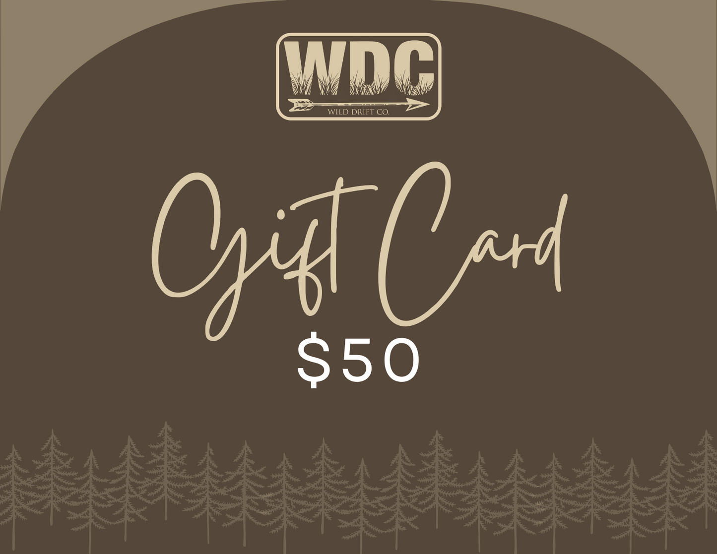 $50 Wild Drift Co Gift Card