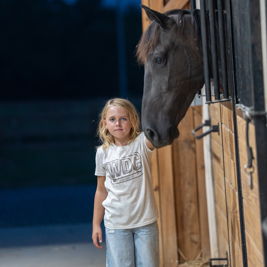 WDC Oatmeal Youth Logo Shirt